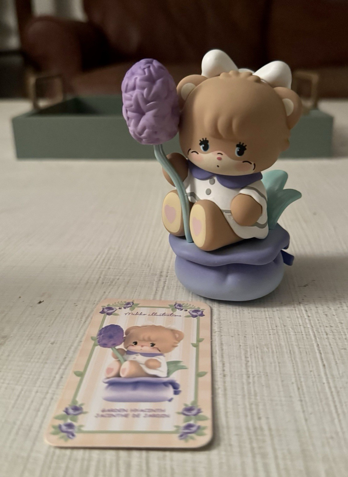 MINISO Mikko Illustrations flower series - garden hyacinth (latte) figure