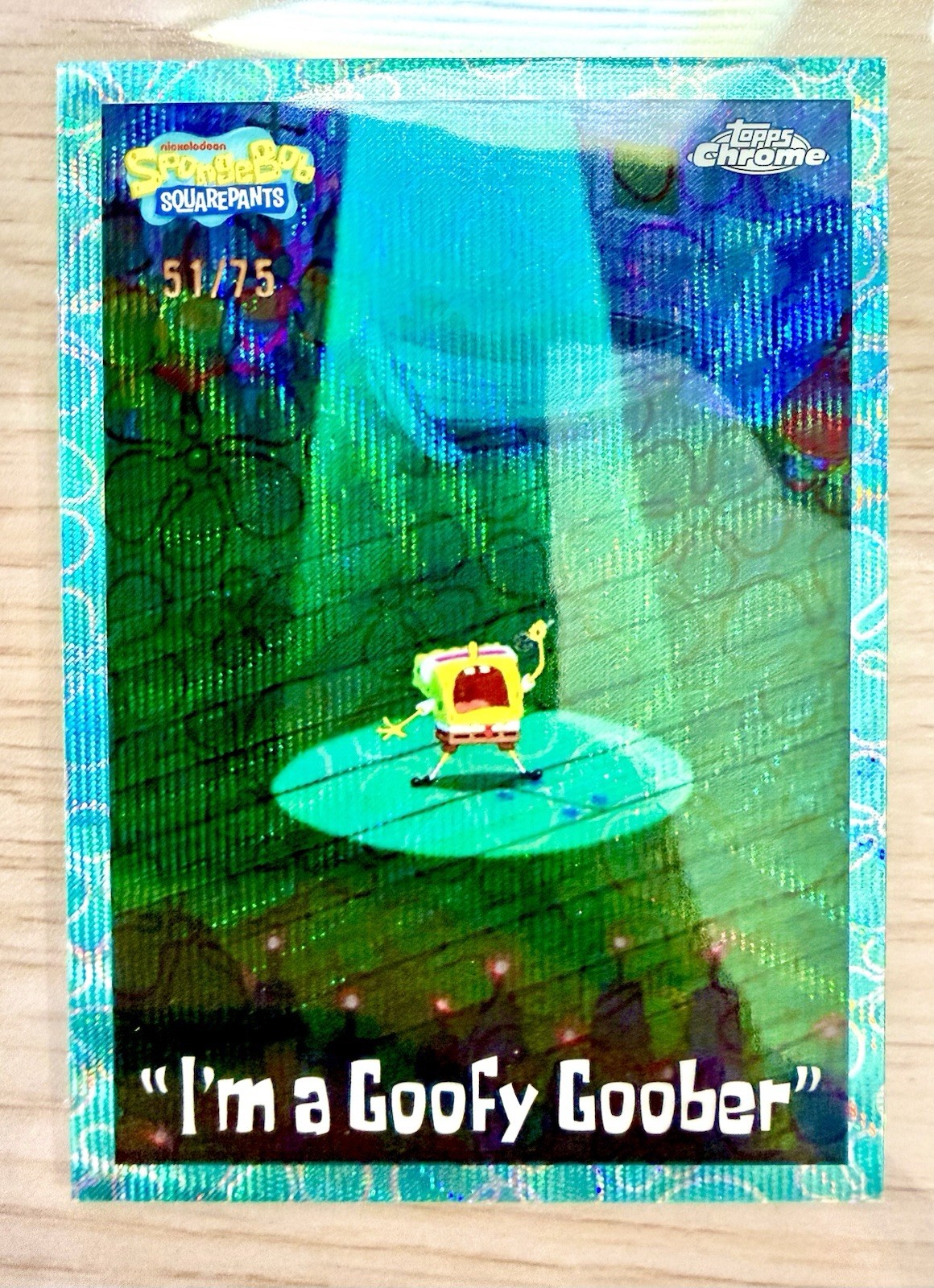 2025 Topps Chrome SpongeBob 25th #65 2025 Topps Chrome SpongeBob 25th #65