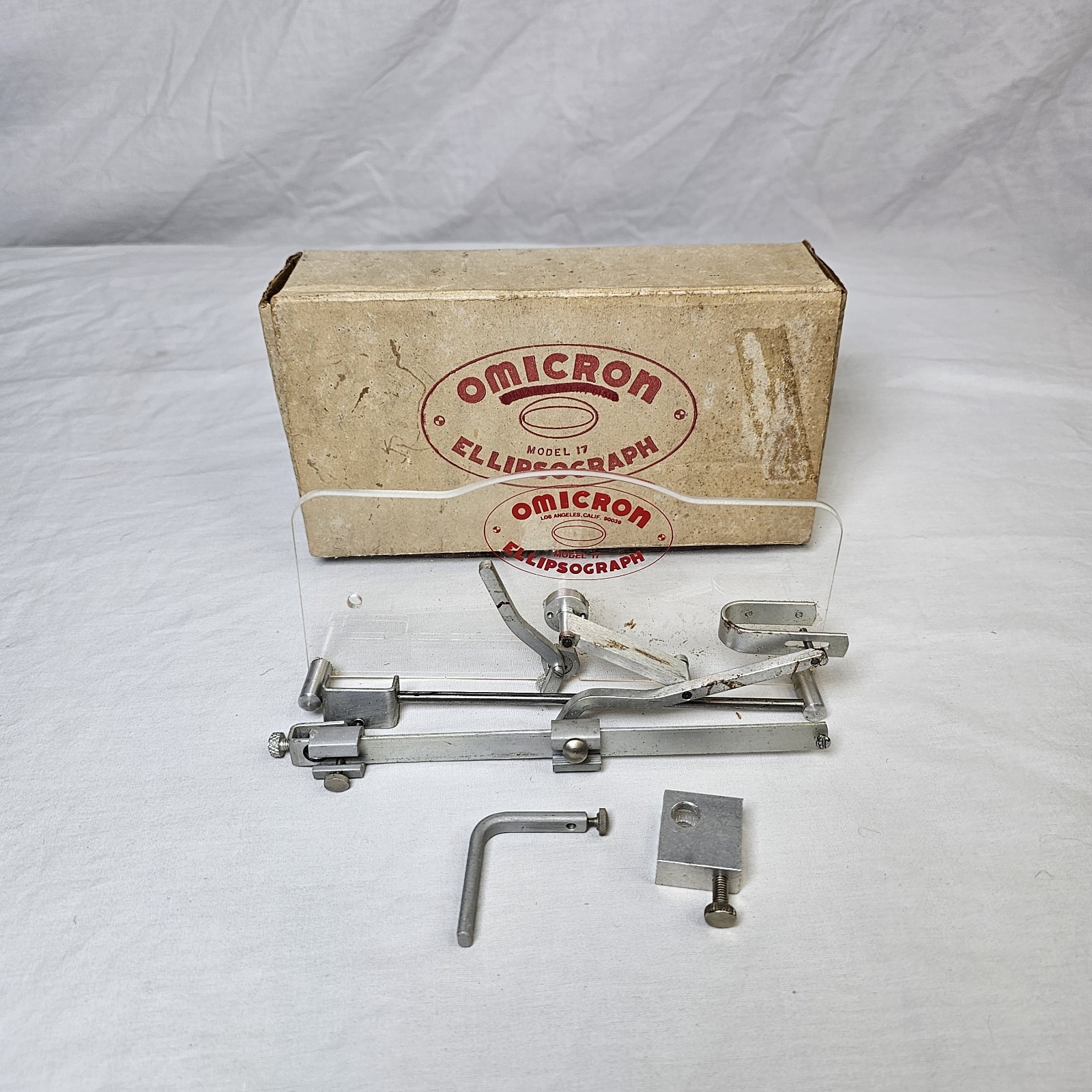 Vintage Omicron Ellipsograph Model 17 - Drafting Tool - With Box