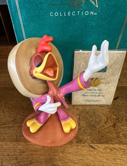 Disney WDCC Amigo Panchito 50th Ann Three Caballeros Figurine COA Box Disney WDCC Amigo Panchito 50th Ann Three Caballeros Figurine COA Box