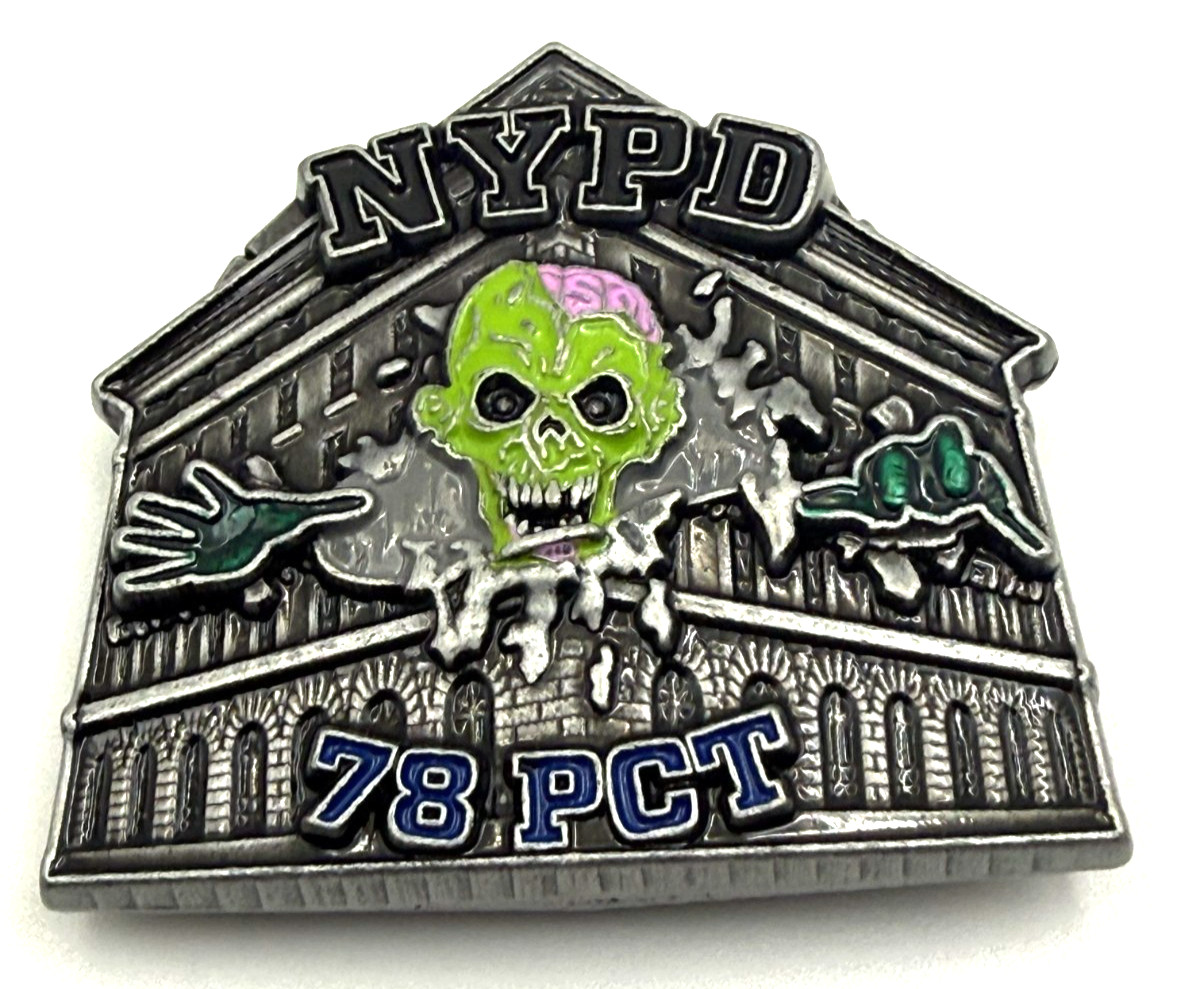G66 NYPD 78 Precinct Digiscare Halloween Police Challenge Coin