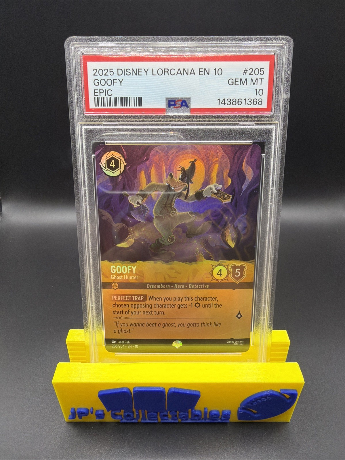 2025 Disney Lorcana EN 10-Whispers In The Well Goofy #205 Epic PSA 10 POP 15 2025 Disney Lorcana EN 10-Whispers In The Well Goofy #205 Epic PSA 10 POP 15