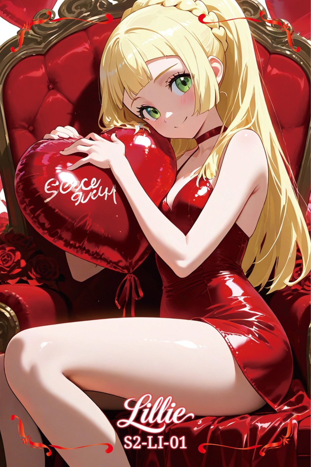Lillie Pokemon A5 Collectible Art Card With NFC Chip Anime Doujin Waifu CARD Lillie Pokemon A5 Collectible Art Card With NFC Chip Anime Doujin Waifu CARD