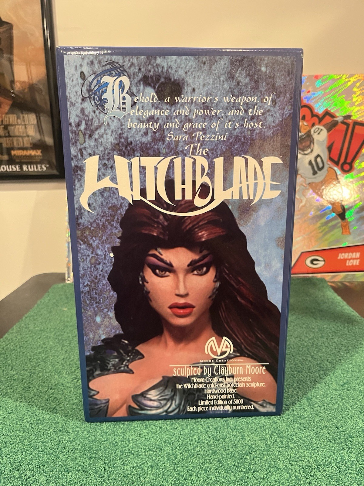 Vintage 1997 Witchblade Porcelain Statue Clayburn Moore Limited Ed Box 378/5000