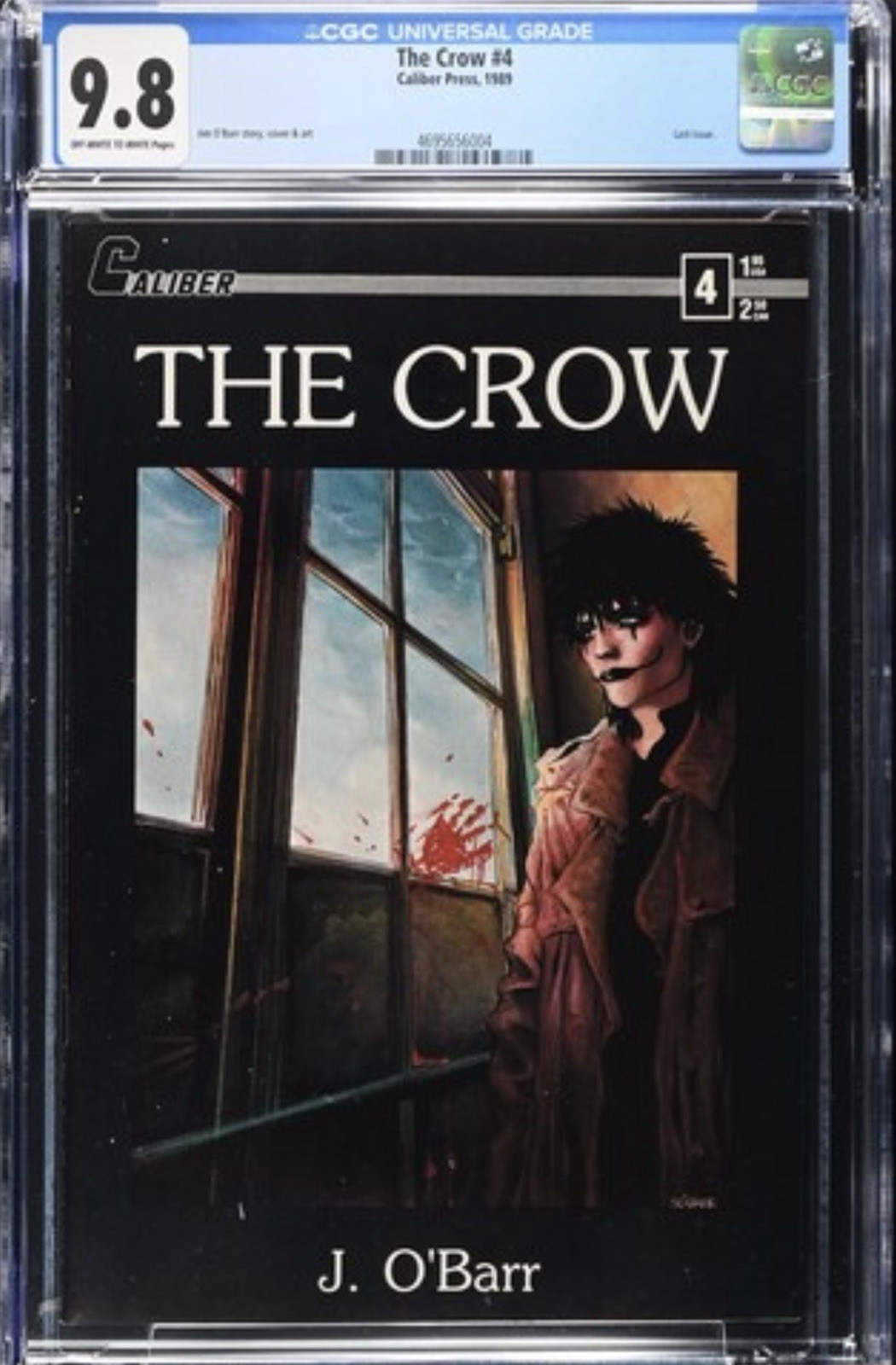💫THE CROW #4 - CGC 9.8 - 1989 Caliber Press- O'Barr 57 On Census 💫THE CROW #4 - CGC 9.8 - 1989 Caliber Press- O'Barr 57 On Census