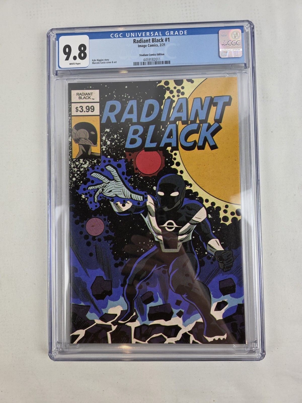 Radiant Black #1, RARE RETRO variant Only 500 Made Graded 9.8 CGC Radiant Black #1, RARE RETRO variant Only 500 Made Graded 9.8 CGC