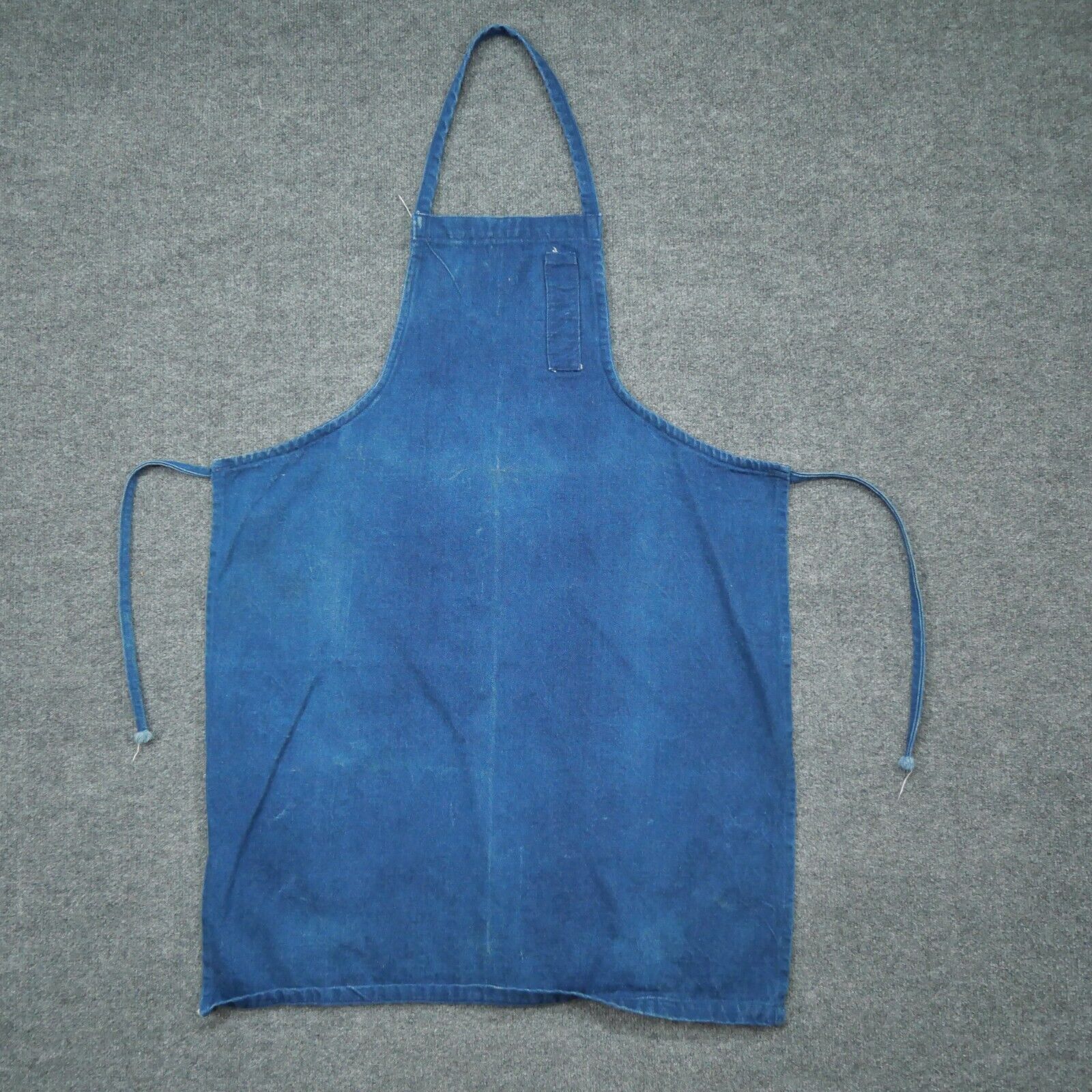 Vintage Denim Apron Blue Jean Workwear Adult