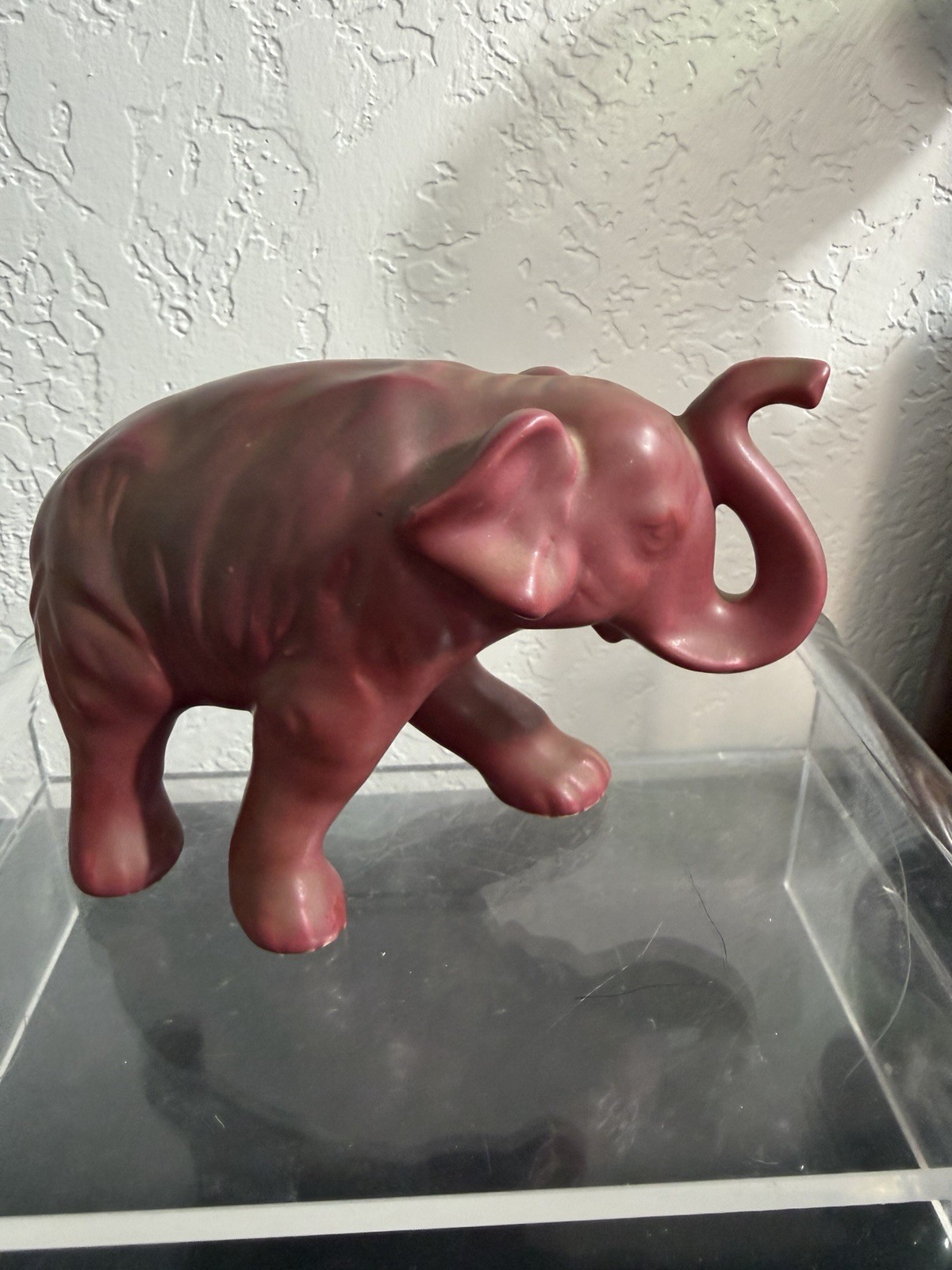 Vintage Van Briggle Pottery Colorado Persian Glaze Elephant Figurine