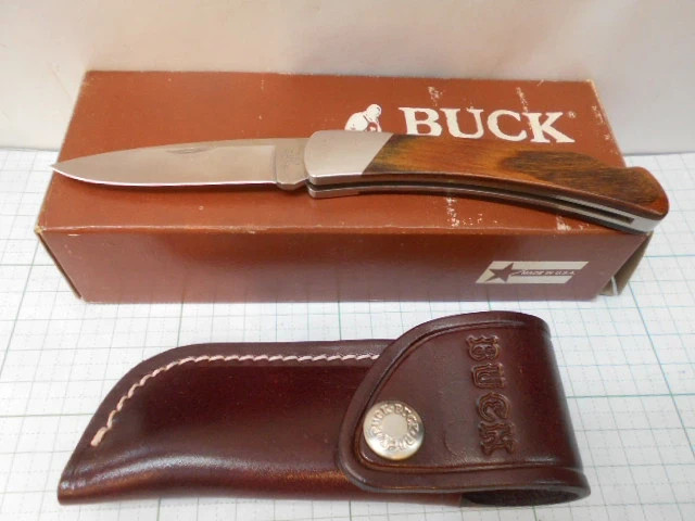 Buck Knives Model 551 Folding Knife Made in USA 1992  Vintage