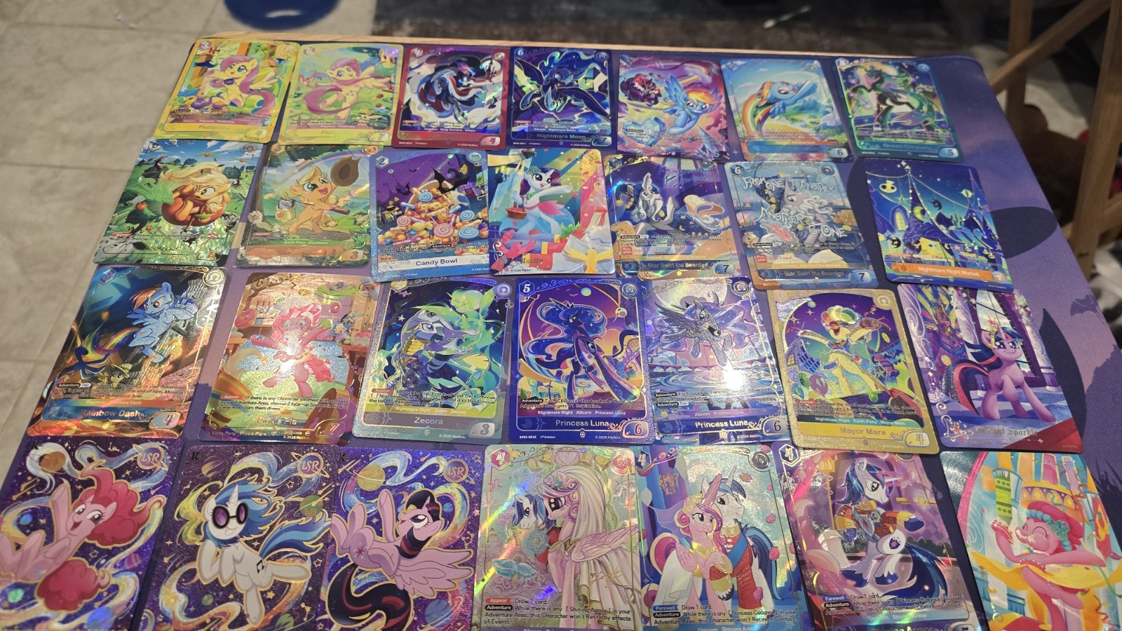 My Little Pony CCG Cards LOT Mint condition