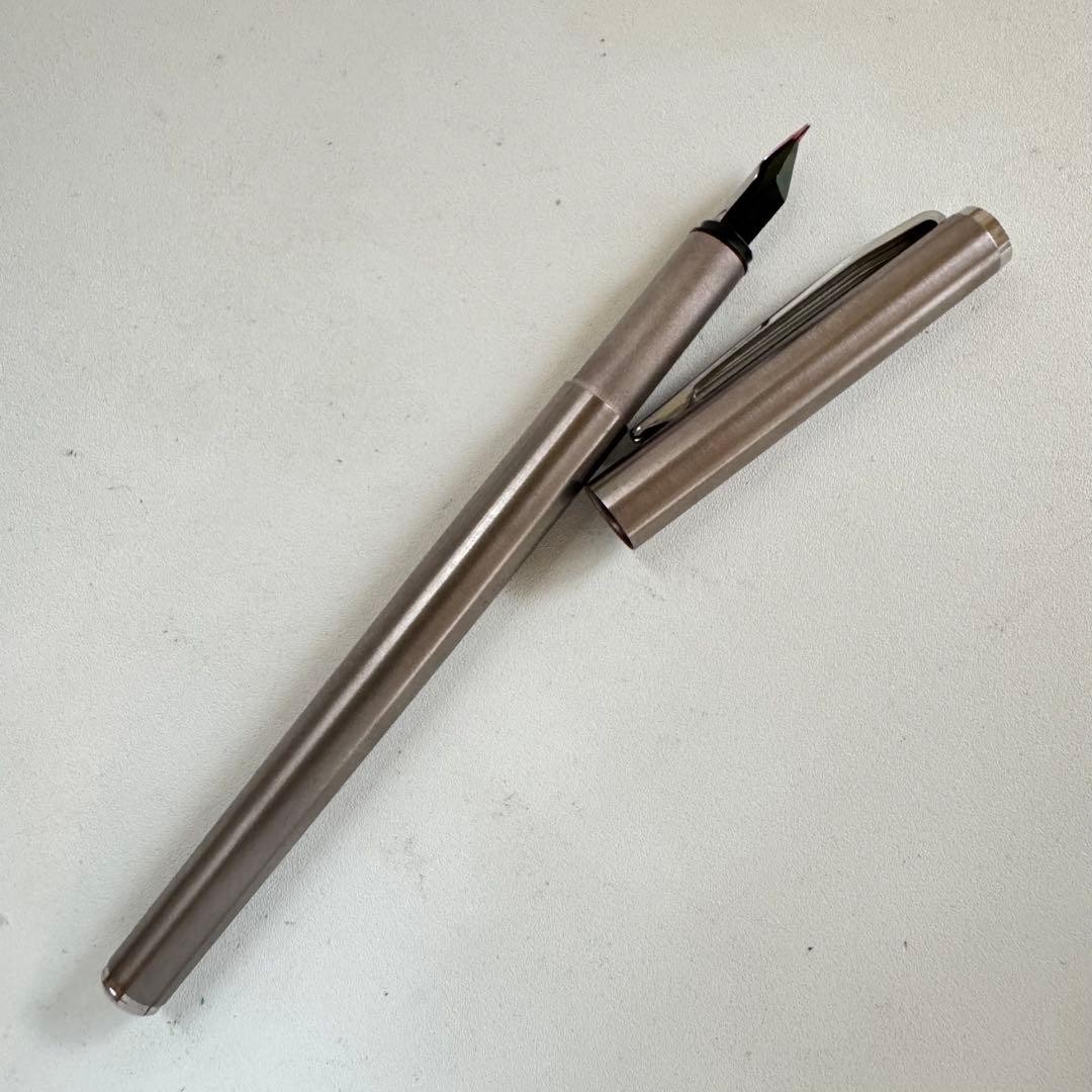 Montblanc Noblesse Fountain Pen Silver Stainless Steel