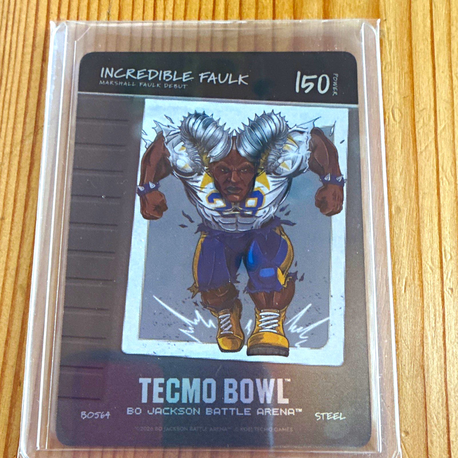 Tecmo Bowl Steel 2026 Bo Jackson Battle Arena Incredible Faulk B0564 blow on it