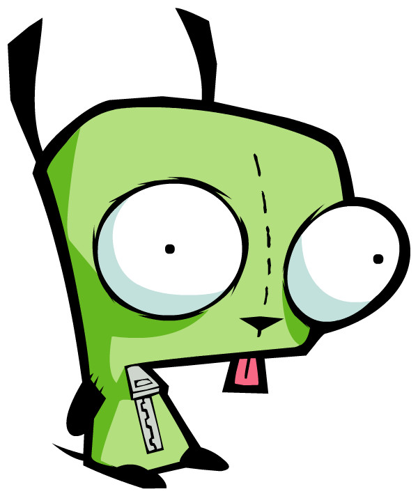 Gir Invader Zim Weatherproof Anime Sticker 6\