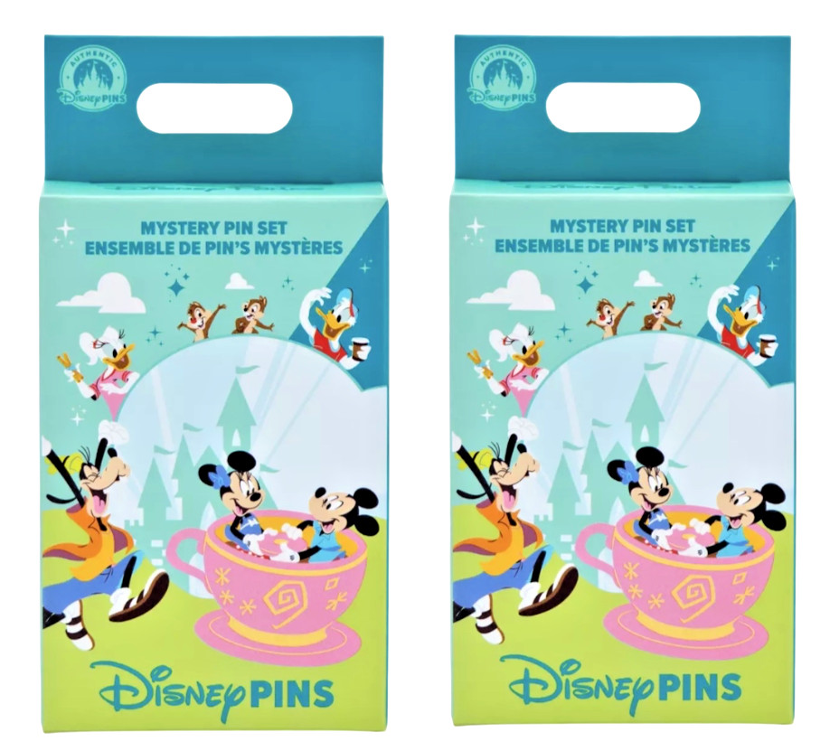 Disney Parks Best Day Ever Hidden Mystery Pin Pack Box Set of 2 - NEW Disney Parks Best Day Ever Hidden Mystery Pin Pack Box Set of 2 - NEW
