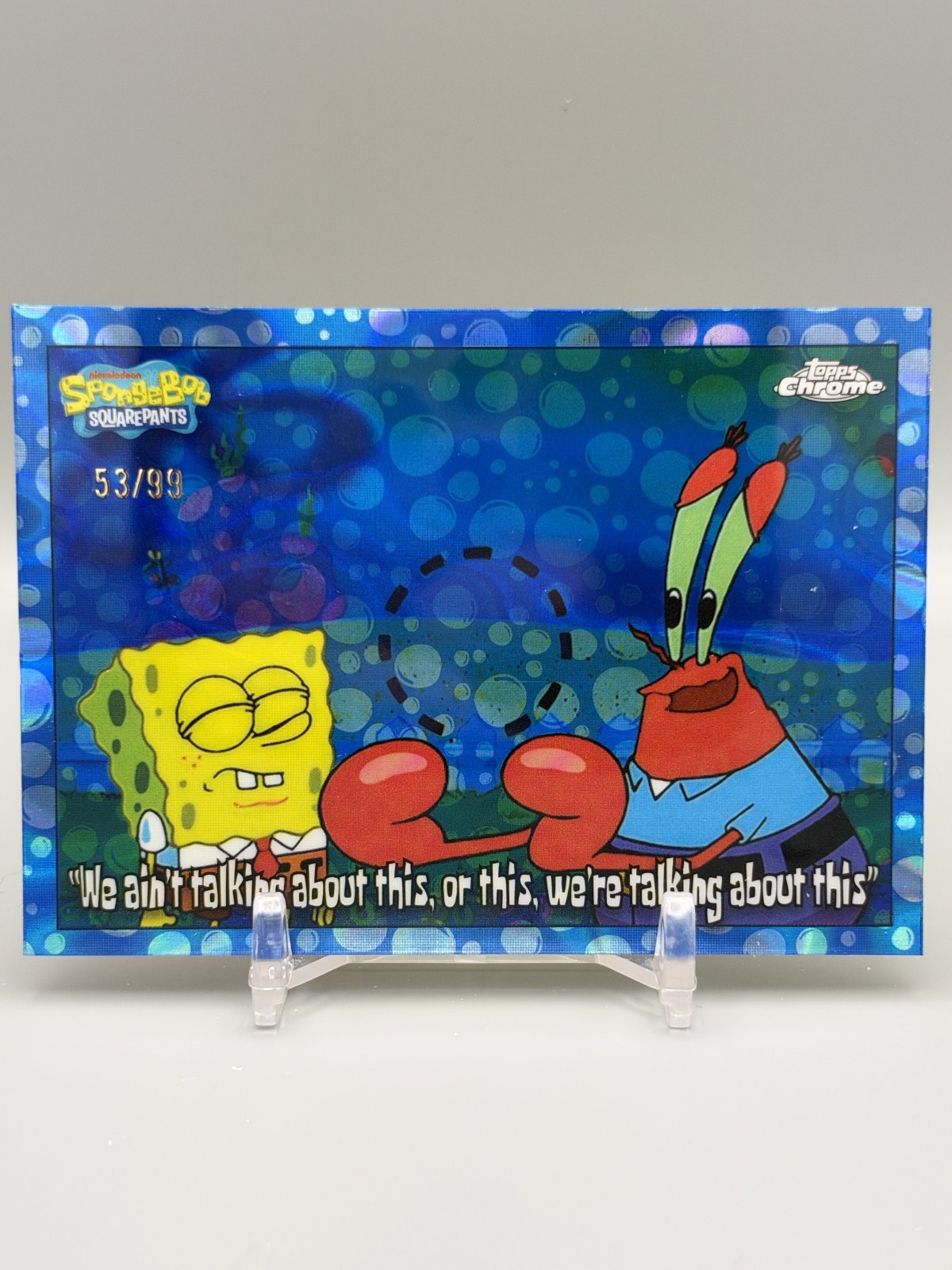 2025 Topps Chrome Spongebob 