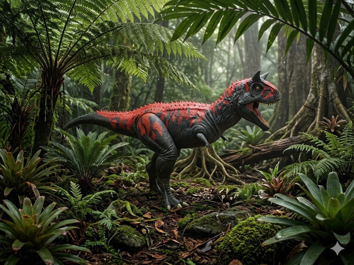 Jurassic World Legacy Collection Roarin Real Feel Carnotaurus  Figure UNTESTED