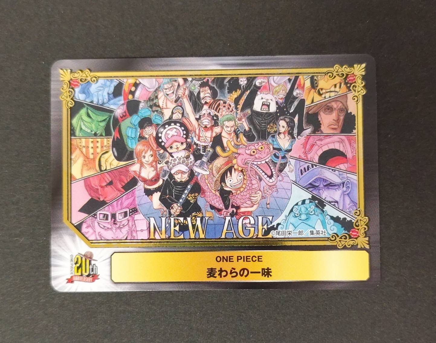 SCF card One piece 20th anniversary shueisha comic festival animate Jump Fair A