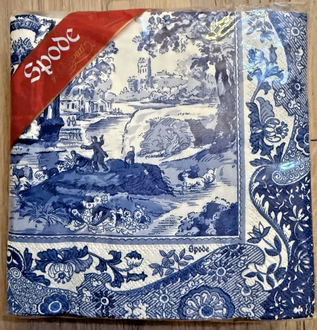 Spode Blue Room 5X5 Napkins NEW