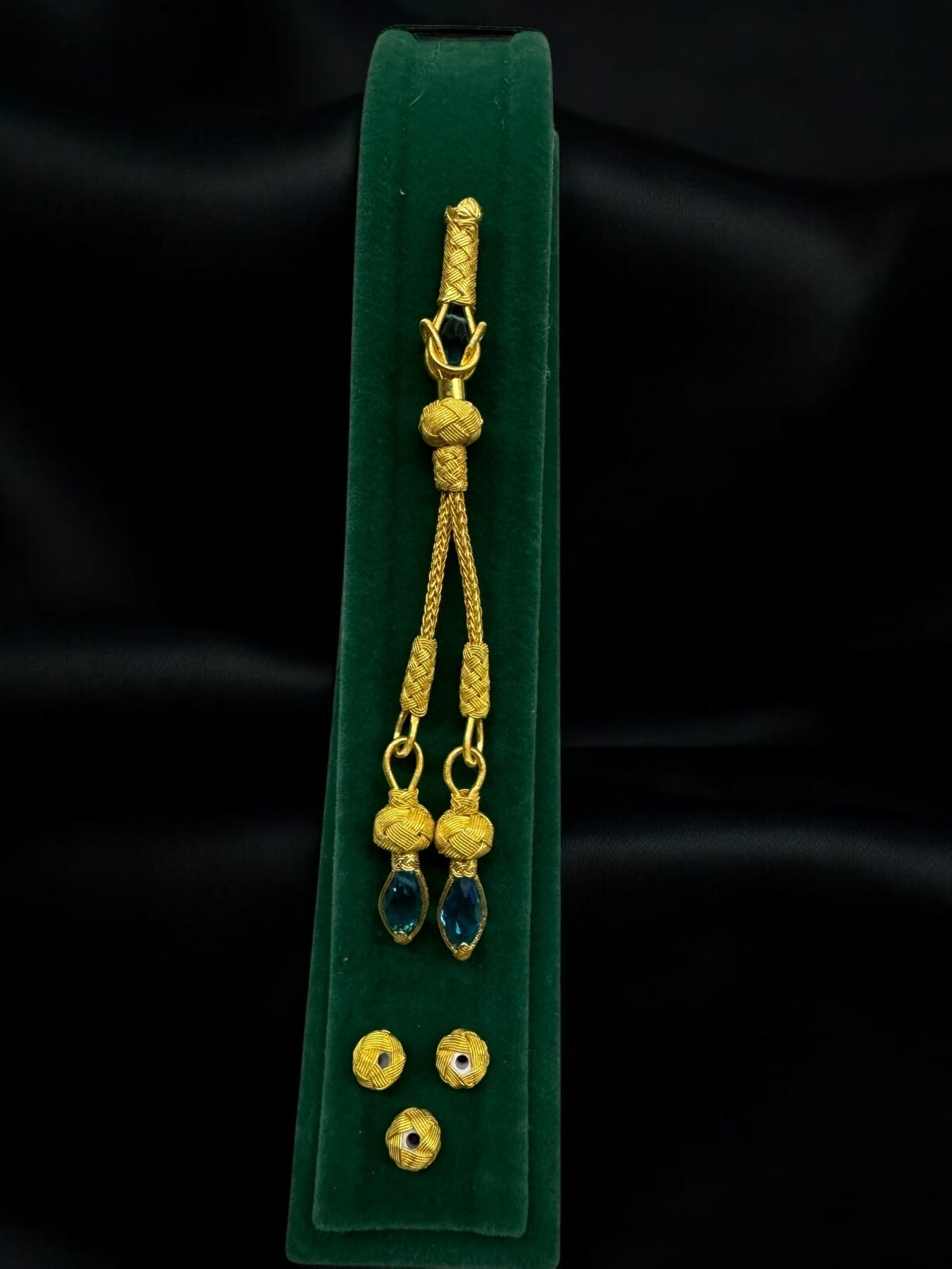 Trabzon kazaz hand-knitted 925 silver tassel for tasbeeh. Special design