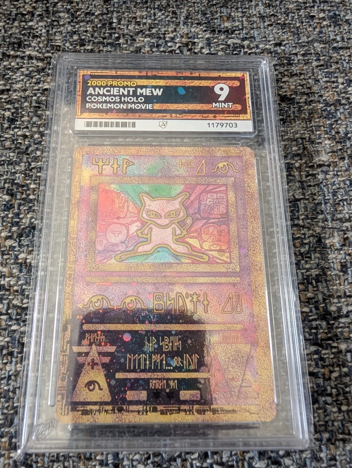 Pokémon TCG Ancient Mew 2000 Movie Promo Card Ace 9 Great Collector Piece