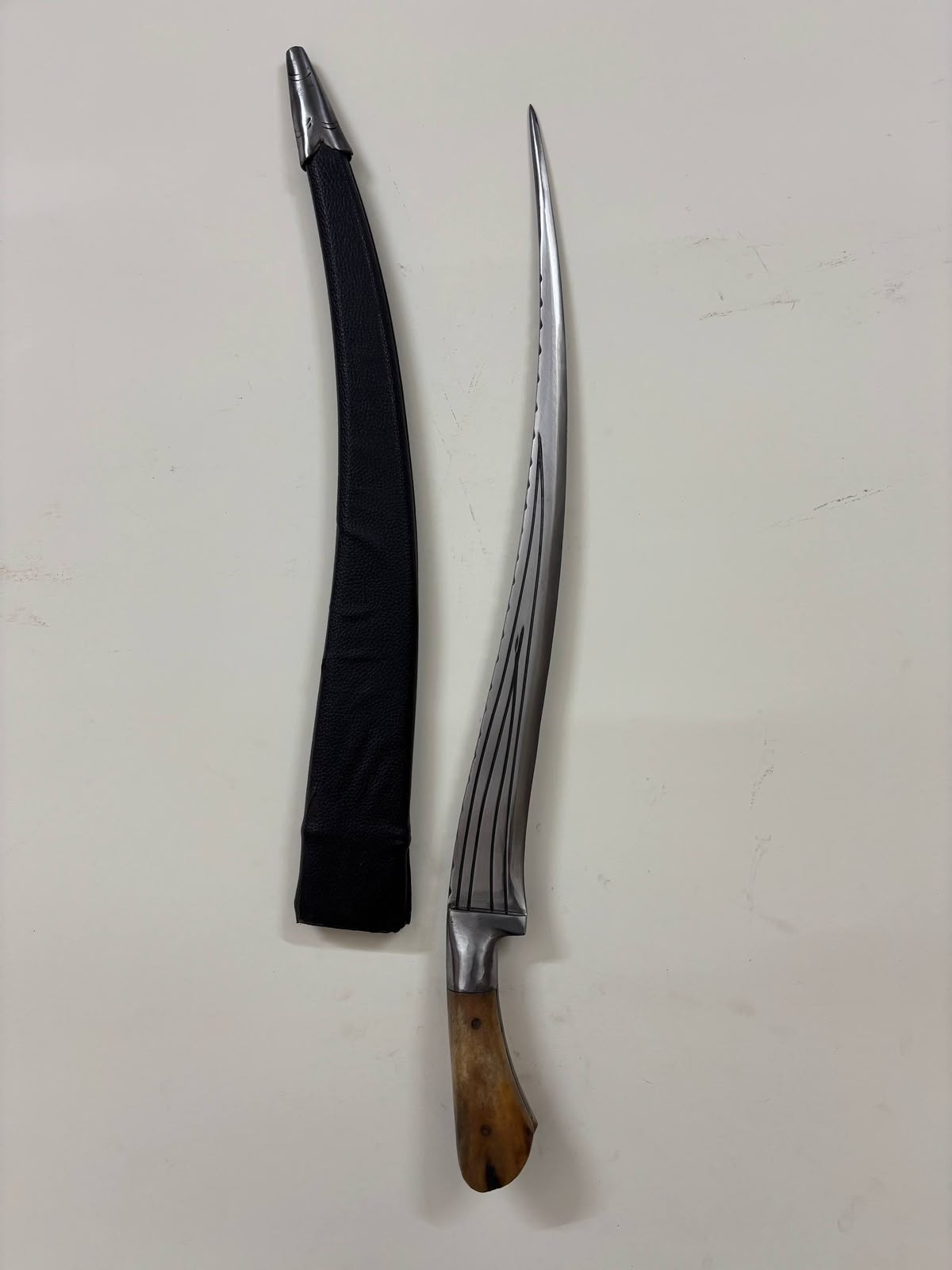 Antique Poniard Jambia Barasinga Khanjar Stag Dagger Vintage Dirk Collectible