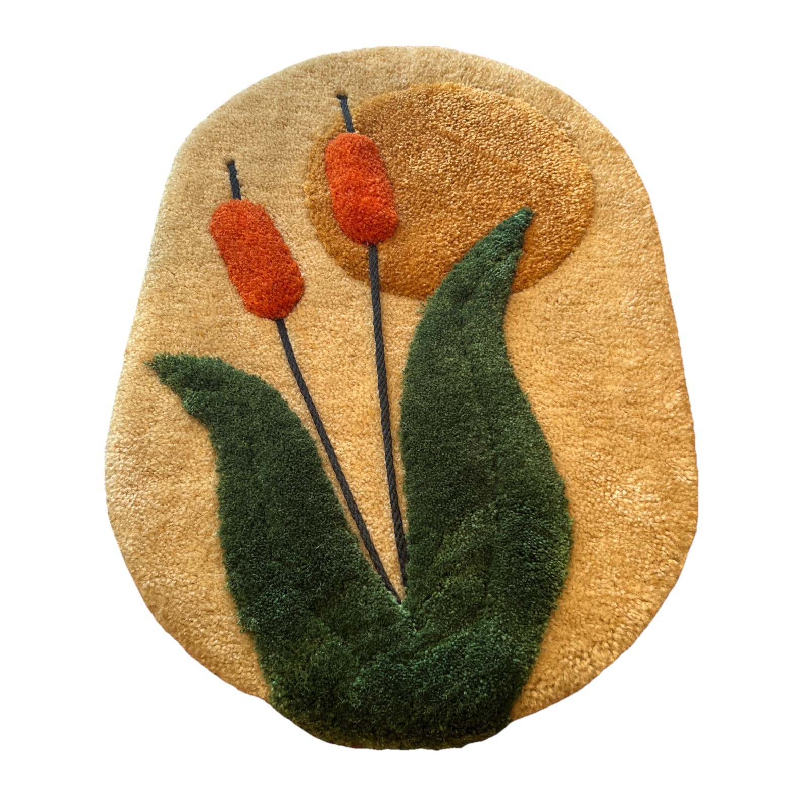 70s Frank Lane Carpet Wall Art Vintage Fiber Art, Excellent Condition 70s Frank Lane Carpet Wall Art Vintage Fiber Art, Excellent Condition