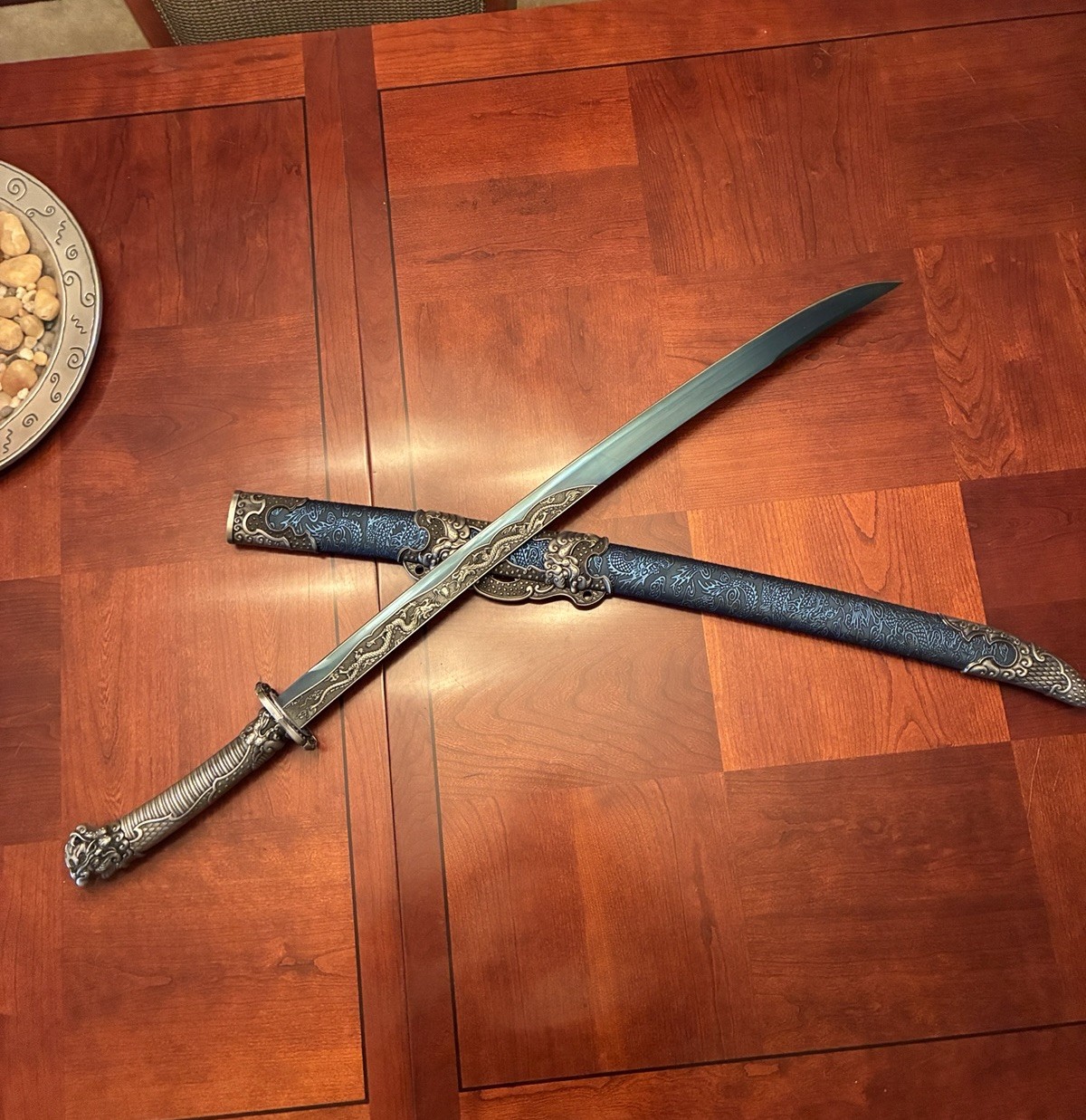 Qing Dynasty/Empire Dao Saber Sword - SHARP Engraved Carbon Steel Handmade Qing Dynasty/Empire Dao Saber Sword - SHARP Engraved Carbon Steel Handmade