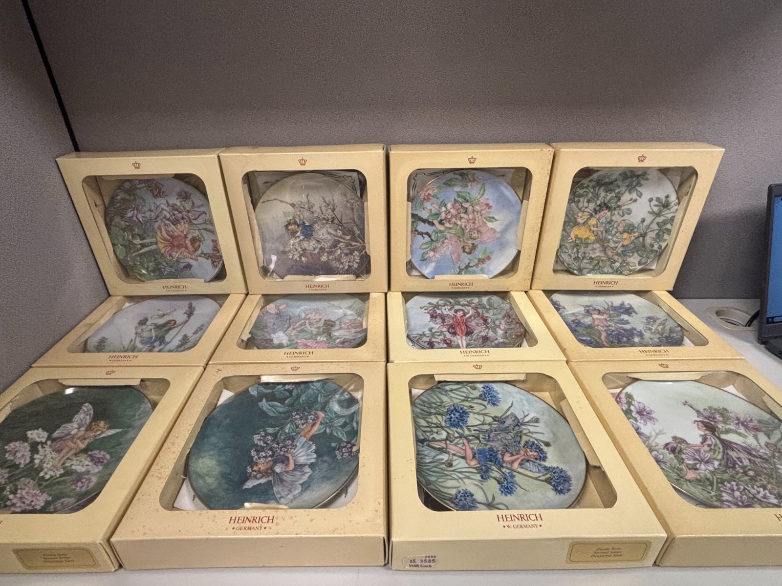 Vintage Heinrich Germany Collectors Plate set of 12 (Fairies) Vintage Heinrich Germany Collectors Plate set of 12 (Fairies)