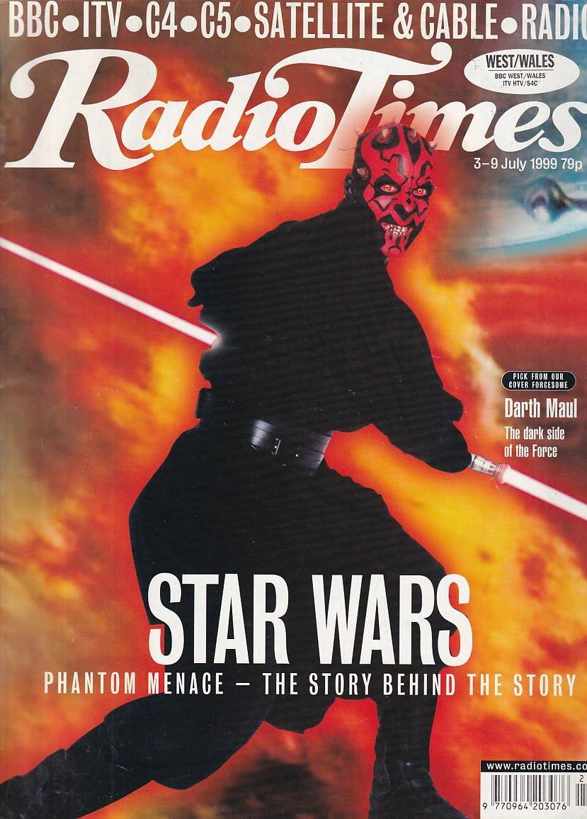 43097: BBC MAGAZINES RADIO TIMES #1999 VF Grade