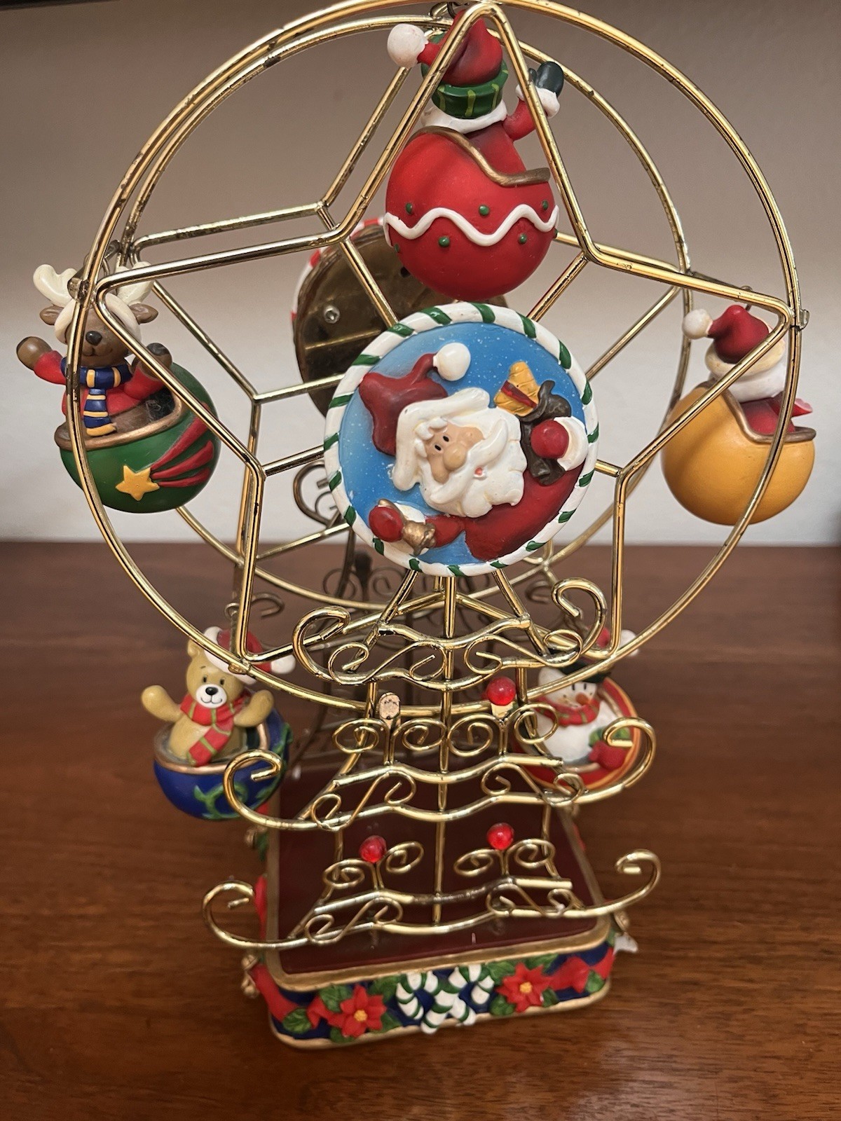 266-Vintage Studio Nova Christmas Ferris Wheel Musical Rotating Figurines 266-Vintage Studio Nova Christmas Ferris Wheel Musical Rotating Figurines