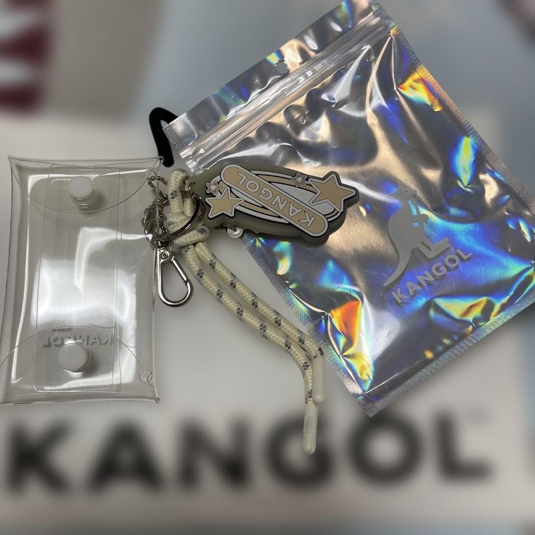Kangol Card Holder Charm 14+ Stamp Tag Premium Accessory