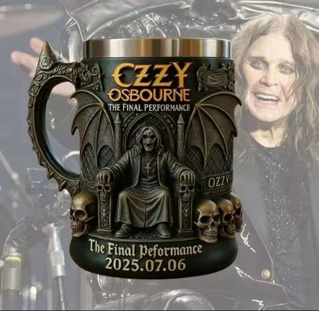 OZZY OSBOURNE (1948-2025) Black Mug For Coffee Lovers