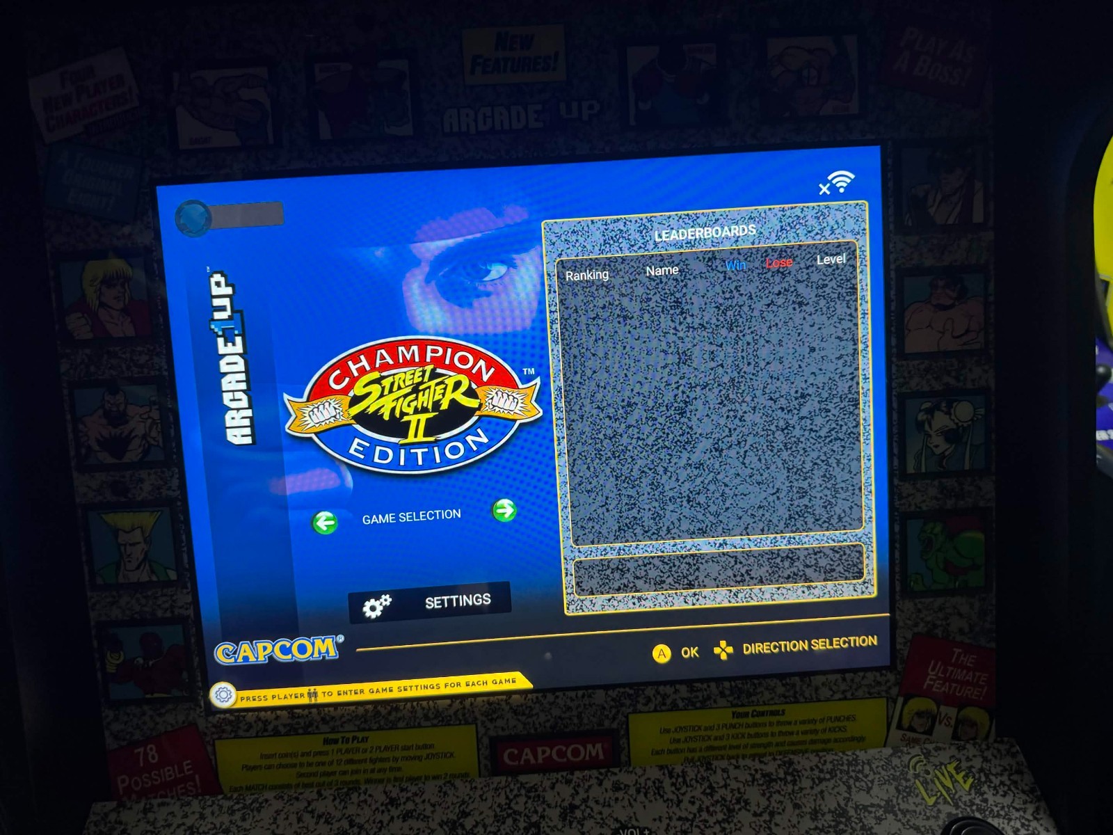Arcade1Up big blue Arcade working pcb and encoder  arcade 1up Street Fighter