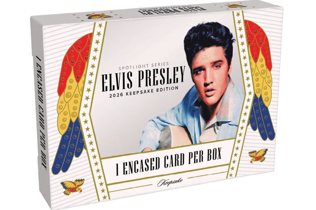 2026 Keepsake Elvis Presley Spotlight Series Hobby Box  Plus FREE Bonus pack