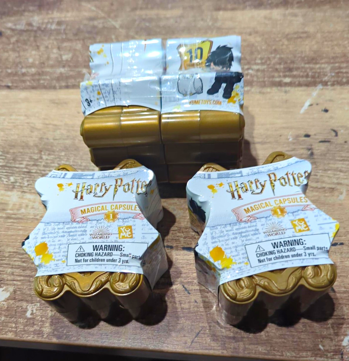 4 Harry Potter Magical Capsules Series 1 YuMe Mystery SEALED Discontinued