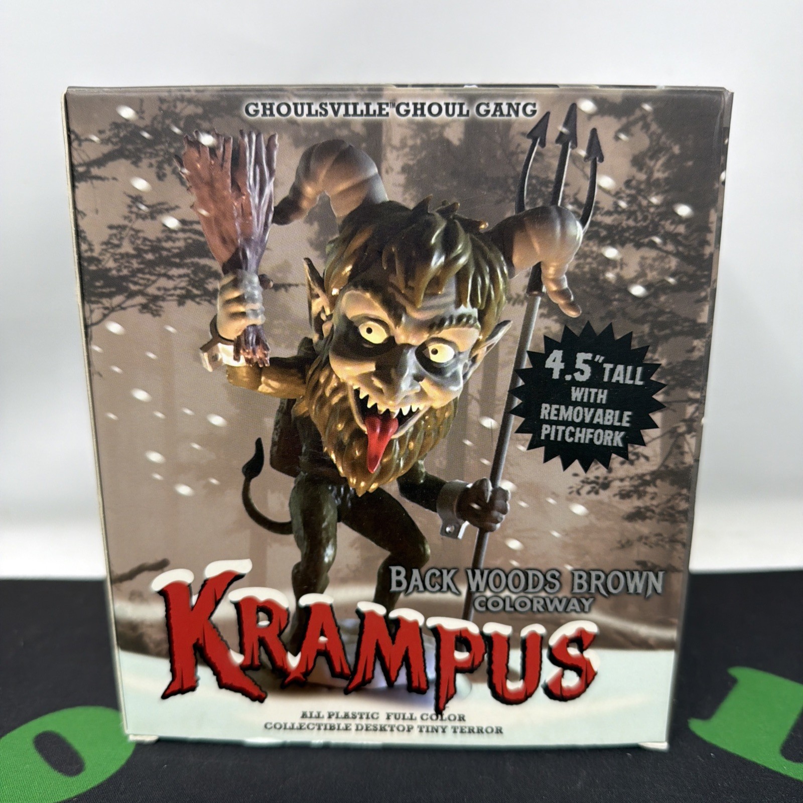 Ghouslville Ghoul Gang Krampus Back Woods Brown Tiny Terror Vinyl Figure Horror Ghouslville Ghoul Gang Krampus Back Woods Brown Tiny Terror Vinyl Figure Horror