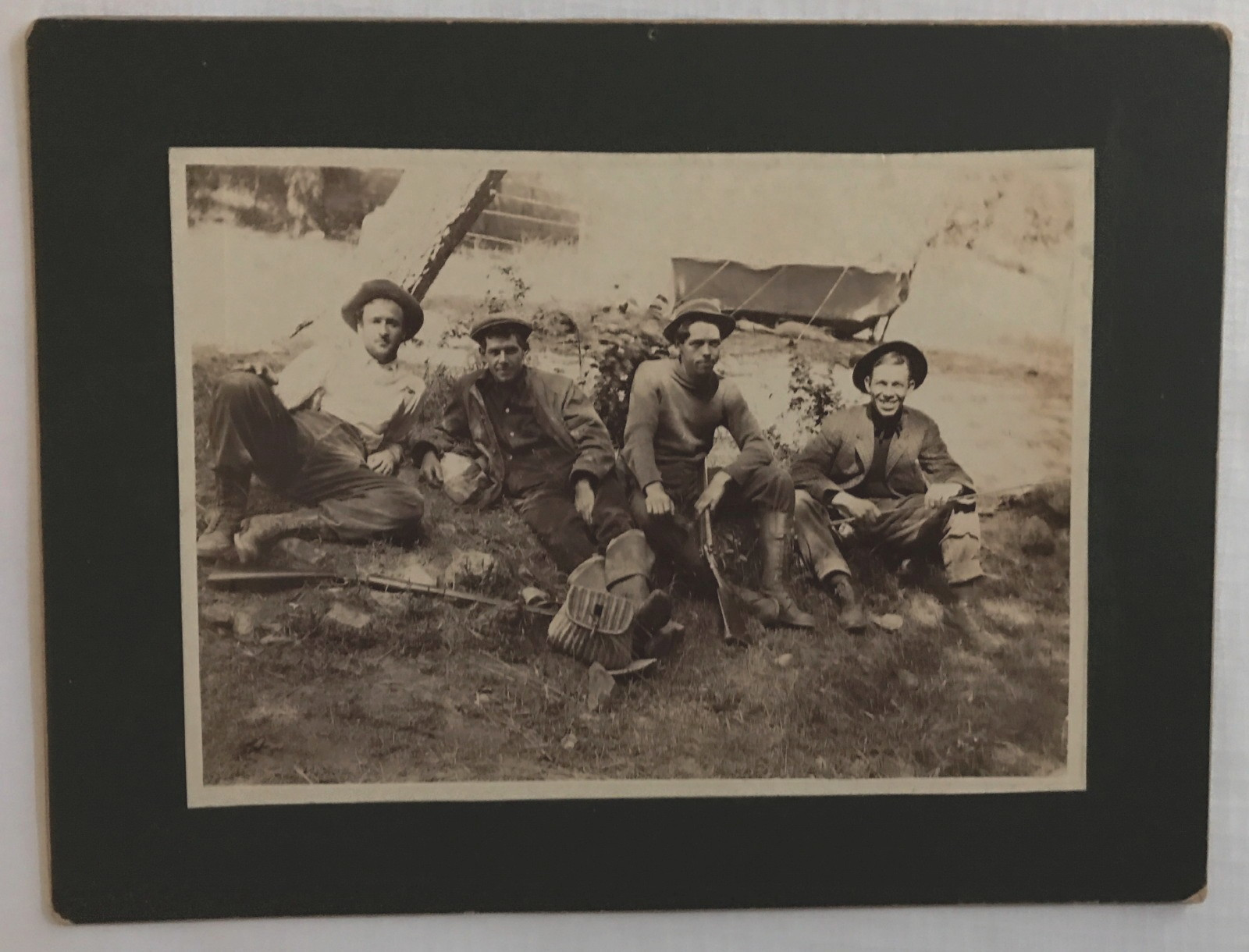 1908 San Jose, Santa Clara County California Great Photo - Hunters, Rifles, Men 1908 San Jose, Santa Clara County California Great Photo - Hunters, Rifles, Men