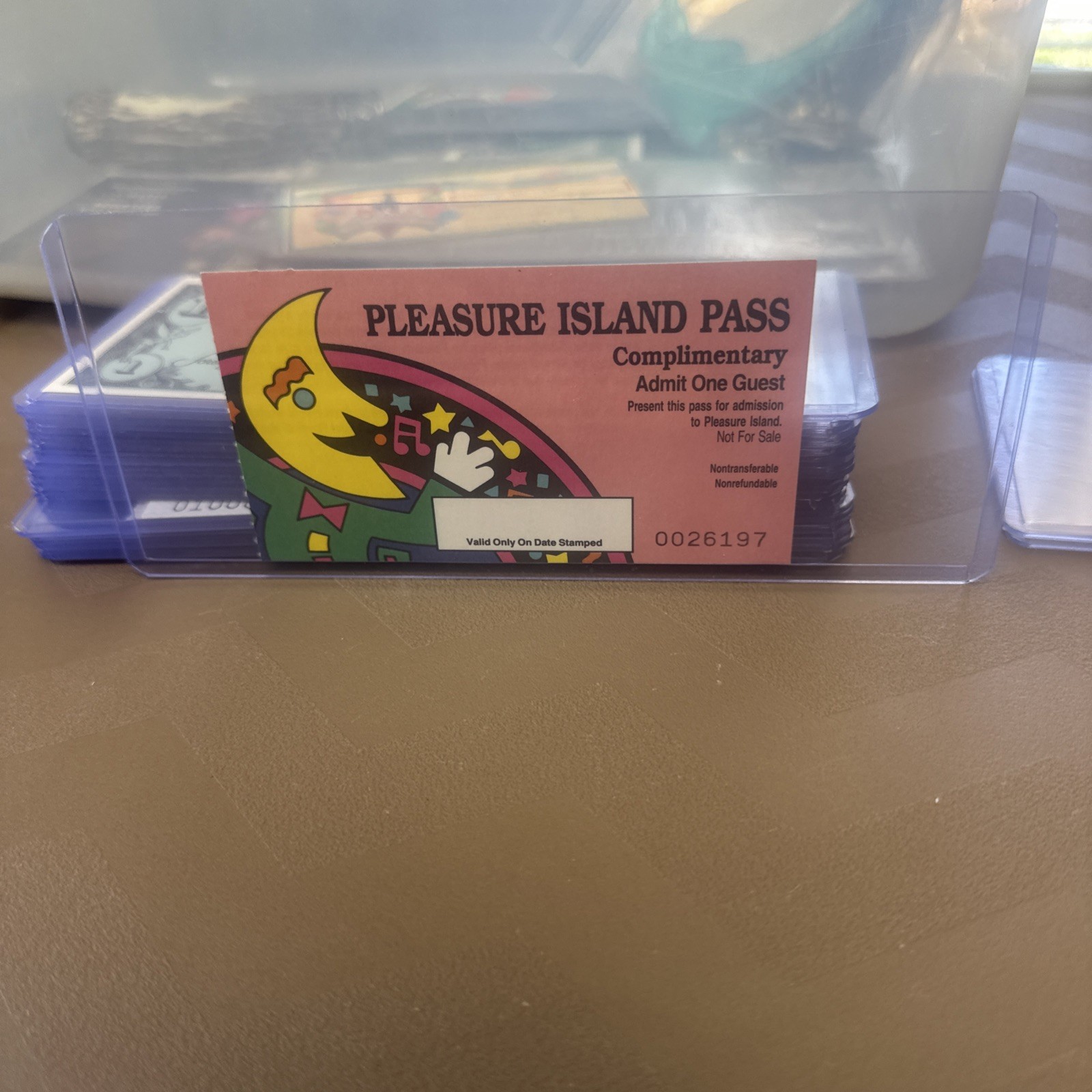 1992 VINTAGE DISNEY PLEASURE ISLAND PASSES USED - # 002 6197 -FAST SHIPPING 1992 VINTAGE DISNEY PLEASURE ISLAND PASSES USED - # 002 6197 -FAST SHIPPING