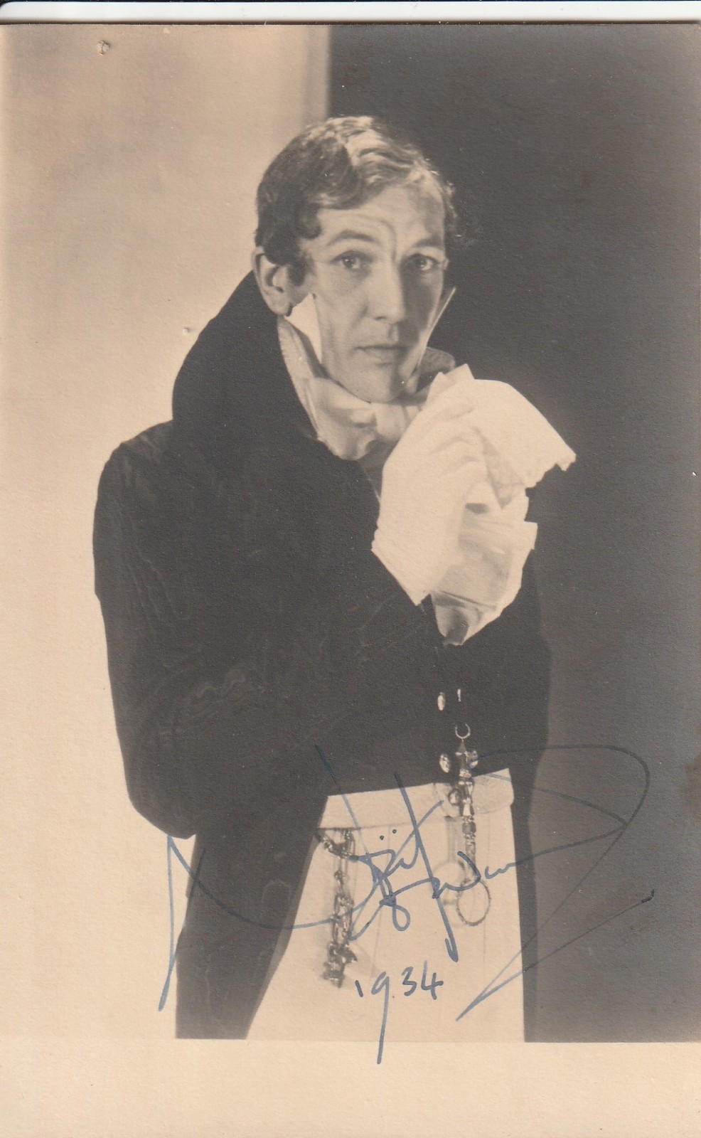 NOEL COWARD 1899-1973 Gt Composer/Actor *Italian Job Signed VINTAGE Photo 1934