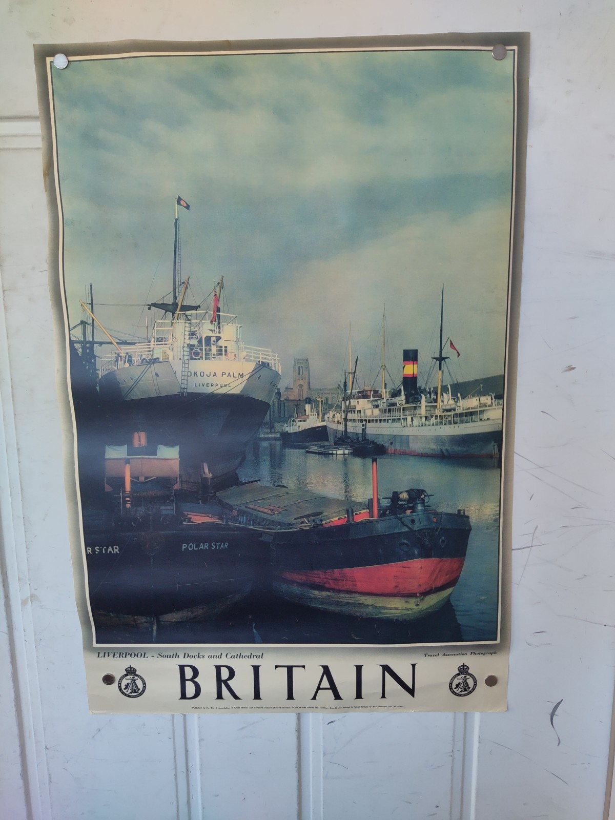 Britain Liverpool S Docks Cathedral Poster 20x30\