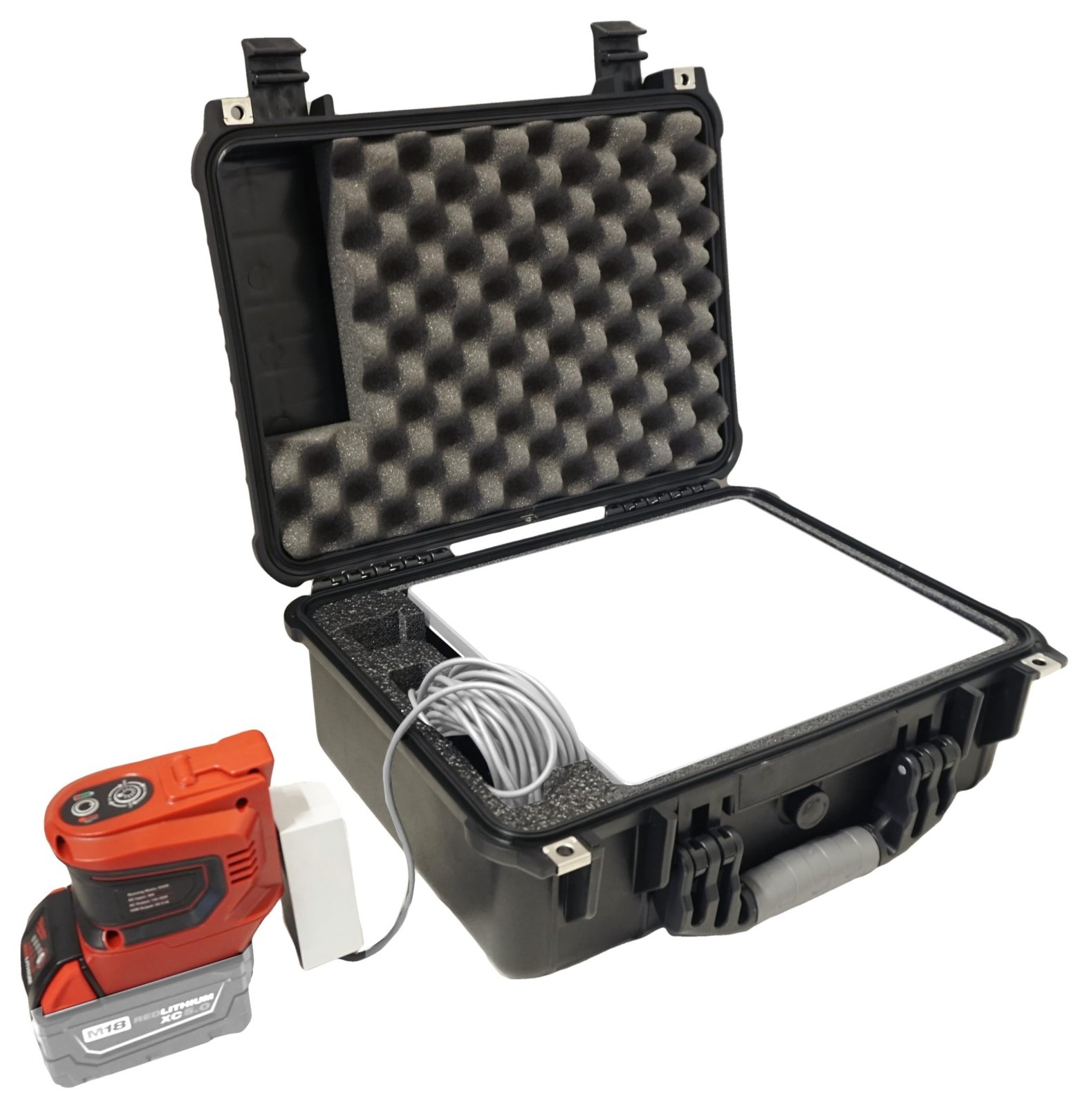 Case with Inverter Fits Milwaukee 20V - Starlink & Battery Not Included
