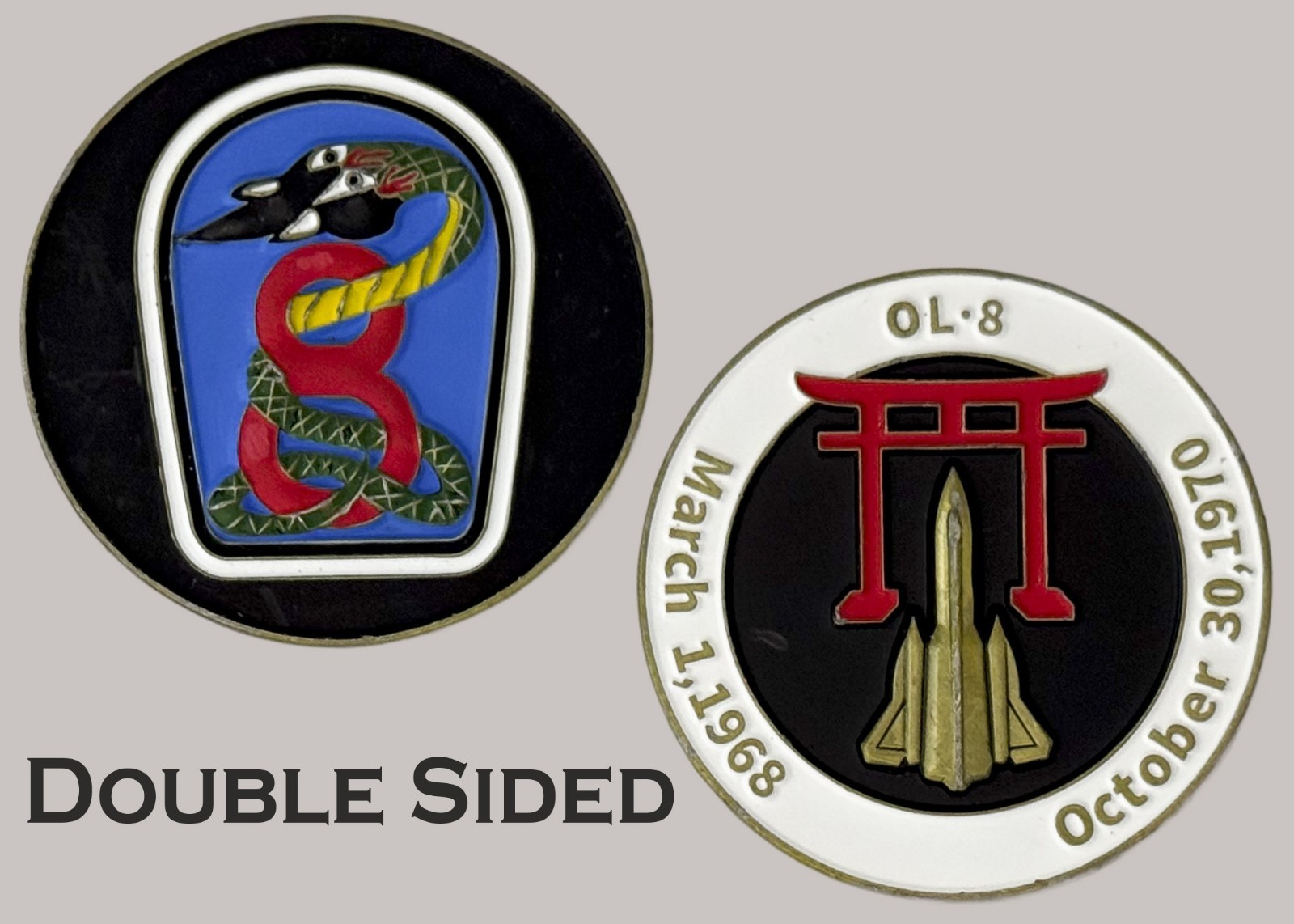 OL‑8 Vietnam Era Military Unit Historical Themed Challenge Coin  J#33