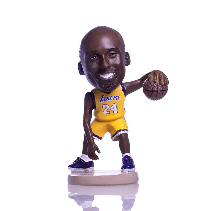 Kobe Bryant Bobbleheads Shake Head Action Figure LA Lakers #24 Basketball Star.