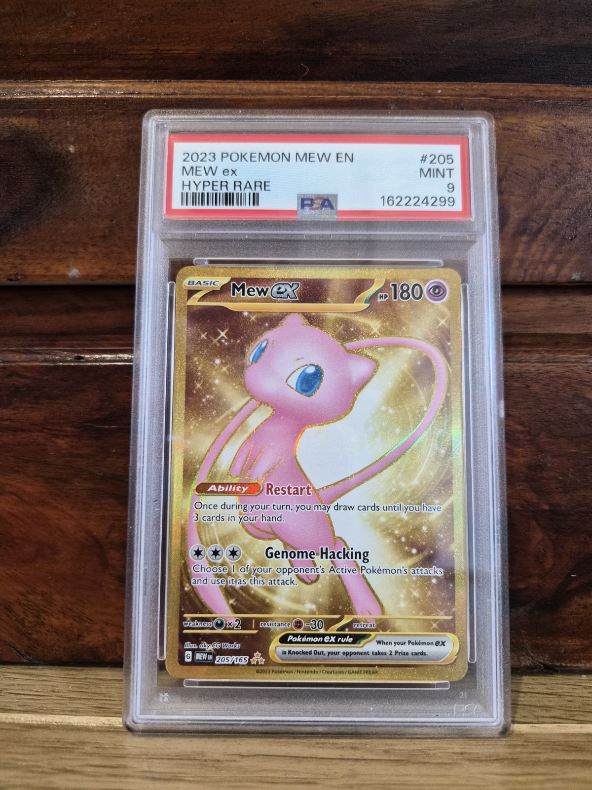 Pokémon TCG: PSA 9 Mew Ex 205/165 Scarlet & Violet-151 Hyper Rare