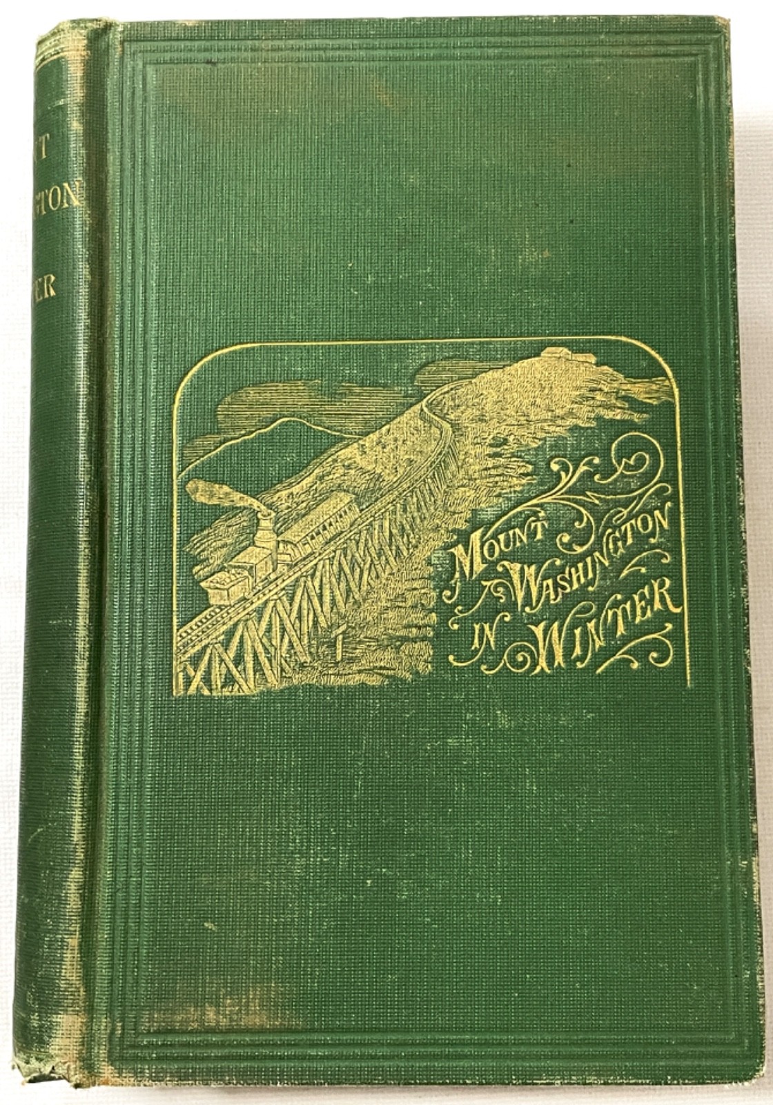 Antique Victorian First Ed 1871 ~ Mt Washington NH Winter Expedition Cog Railway