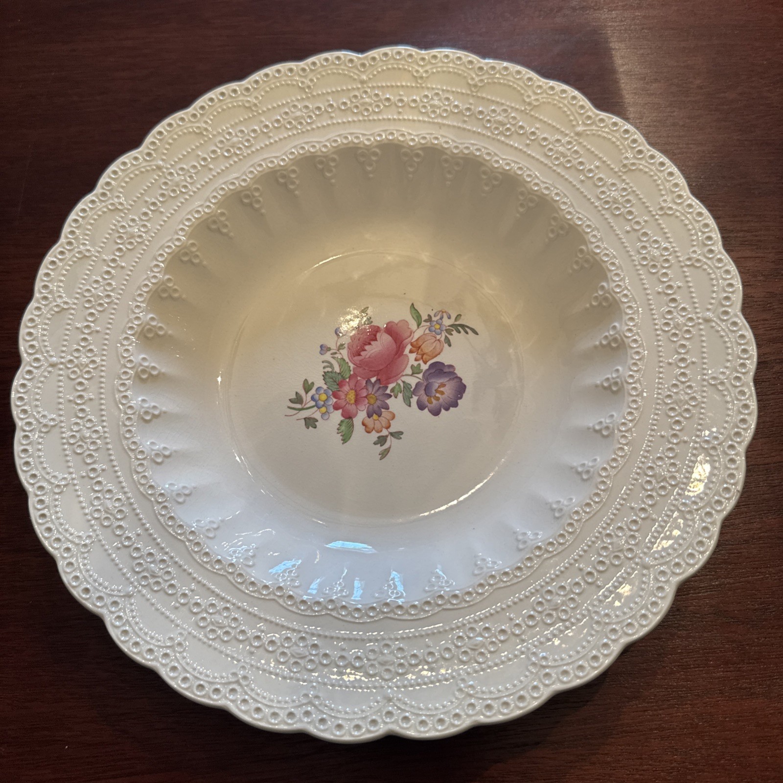 Copeland Spode Claudia Jewell’s Rimmed Soup Bowls 10.5 England