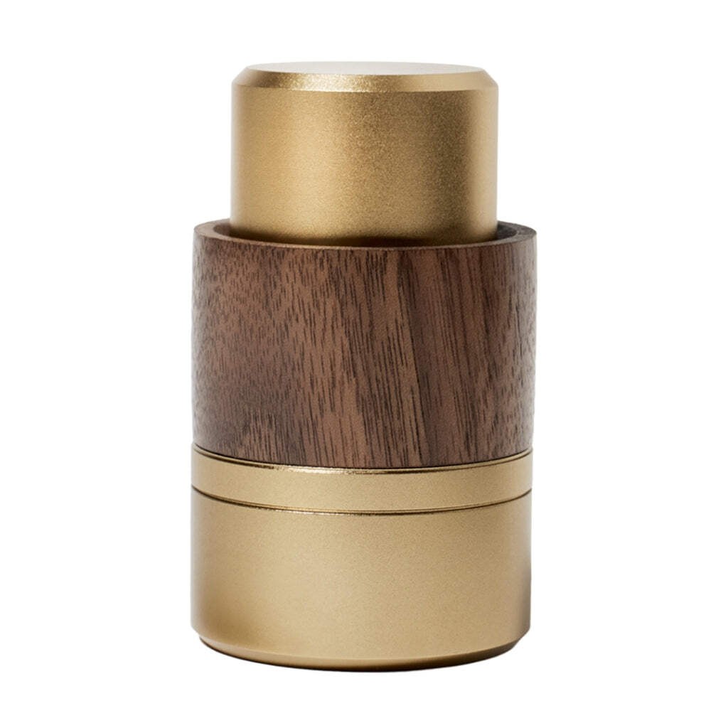 NWTN Home Mortar & Pestle Tobacco Herb Grinder Aluminum Walnut 3 Piece