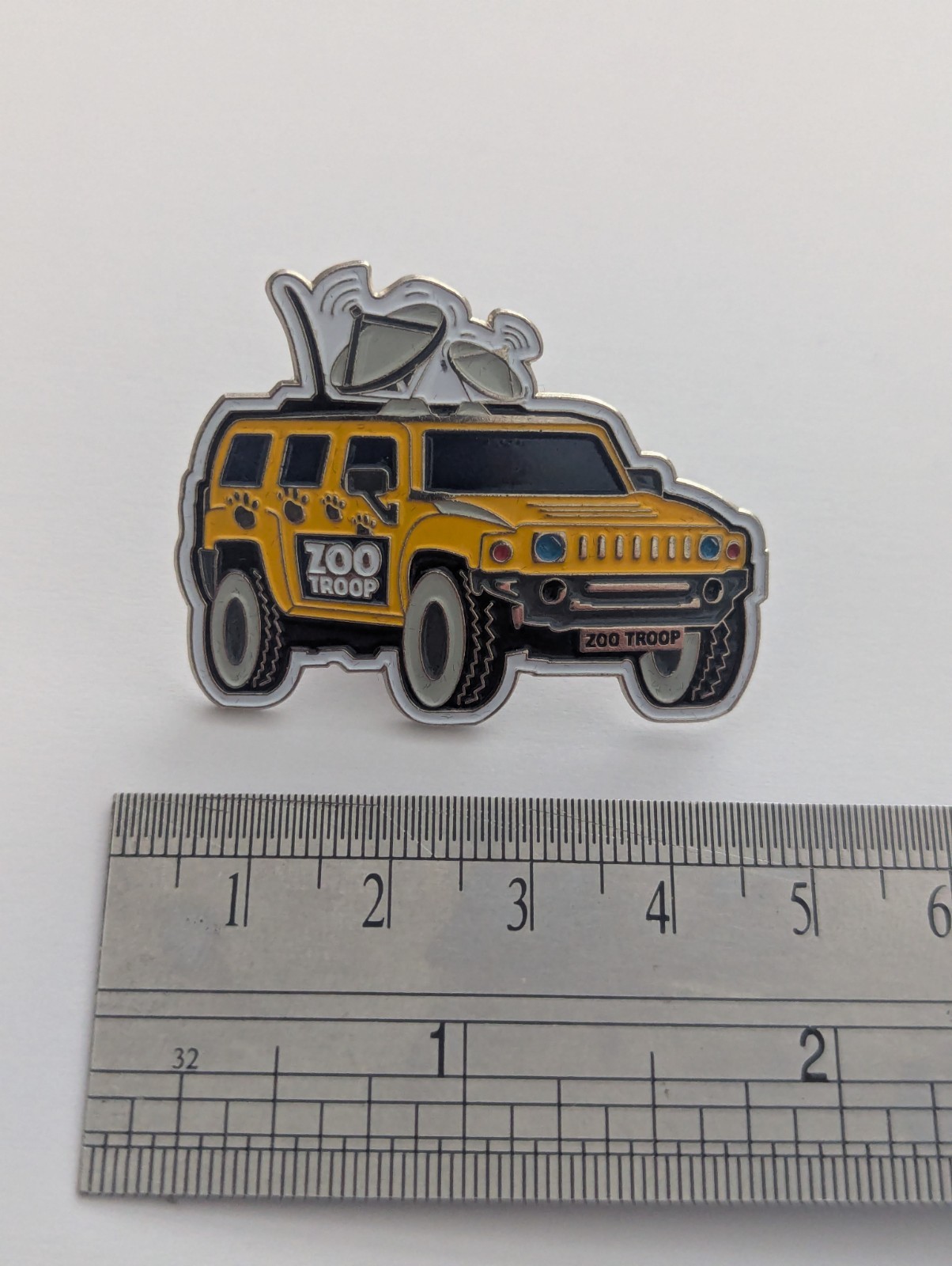 Haven Zoo Troop Enamel Pin Badge 4x4 Vehicle