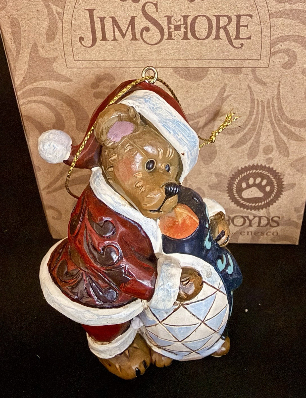 Jim Shore Boyds Bears Jolly Ol’Klausbeary With Waddles 4035834