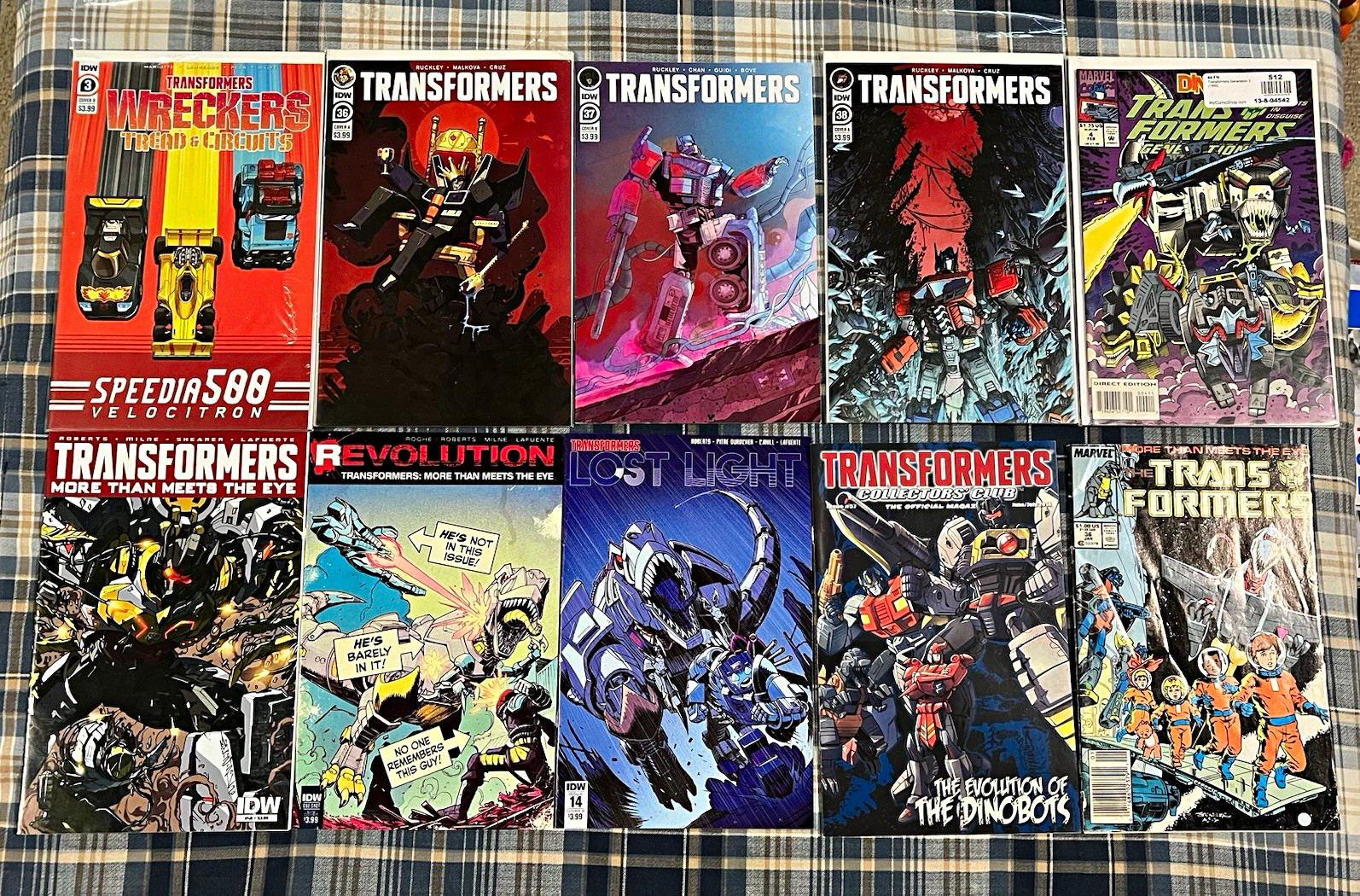 IDW Transformers More Than Meets The Eye Lost Light Mixed Comic Book Lot